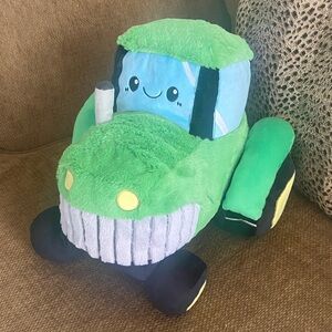Squishable GO! Green Farm Tractor Plush Toy. Spot Clean. 11in x 12in x 10in